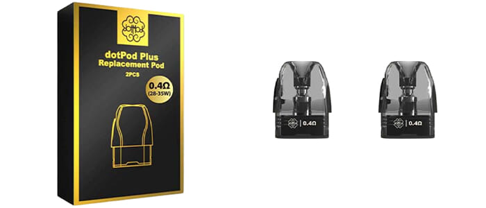Packaging des cartouches dotpod plus